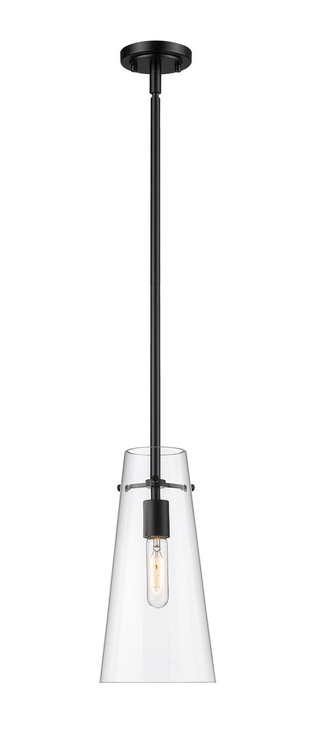 Kira One Light Pendant in Matte Black - available from The Lighting Shoppe, trusted by Canadian homeowners