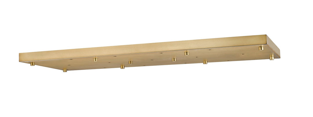 Multi Point Canopy 17 Light Ceiling Plate in Modern Gold - available from The Lighting Shoppe, trusted by Canadian homeowners