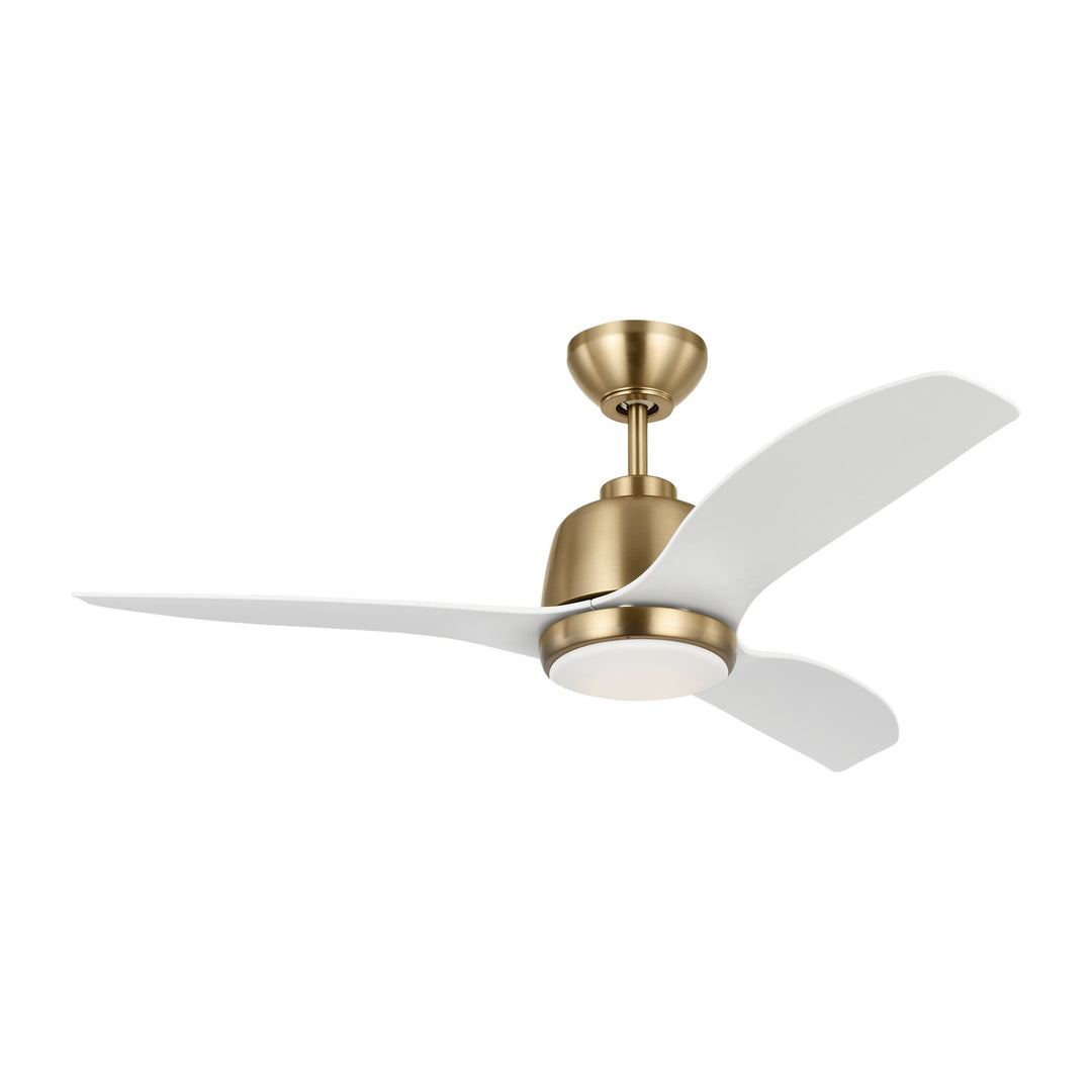 Avila 44"Ceiling Fan in Satin Brass - available from The Lighting Shoppe, trusted by Canadian homeowners