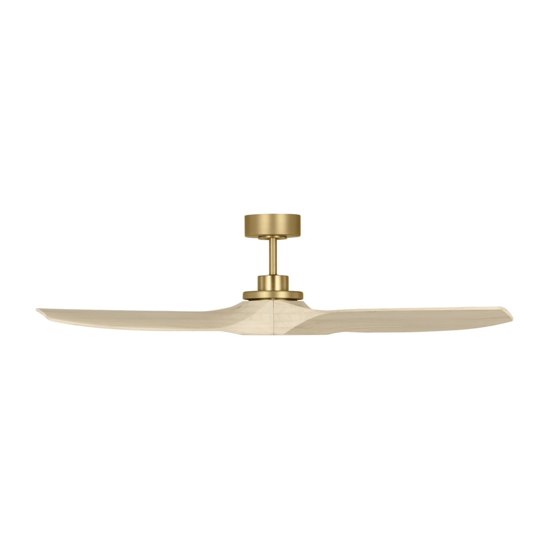 Collins 52"Ceiling Fan in Burnished Brass - available from The Lighting Shoppe, trusted by Canadian homeowners