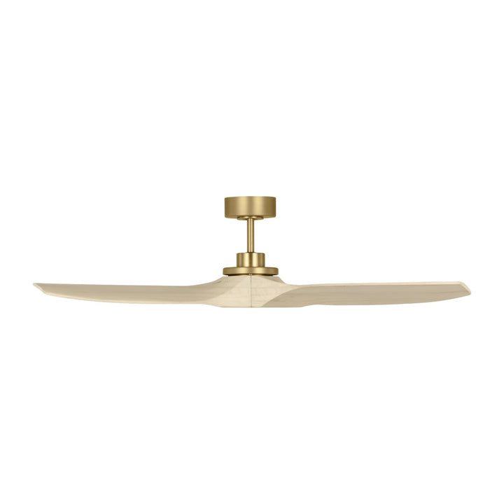 Collins 52"Ceiling Fan in Burnished Brass - available from The Lighting Shoppe, trusted by Canadian homeowners