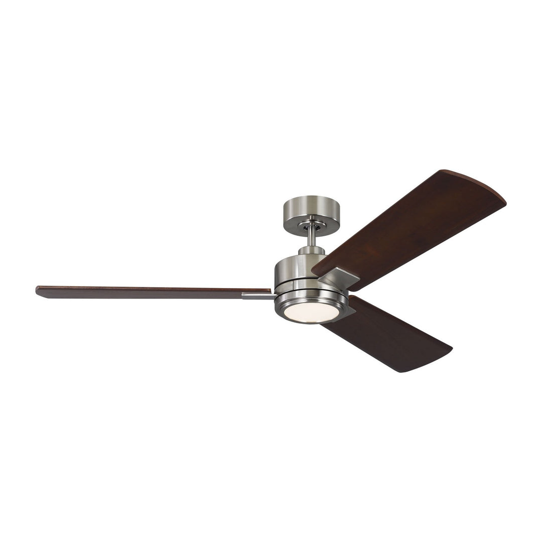 Harris 56"Ceiling Fan in Brushed Steel - available from The Lighting Shoppe, trusted by Canadian homeowners