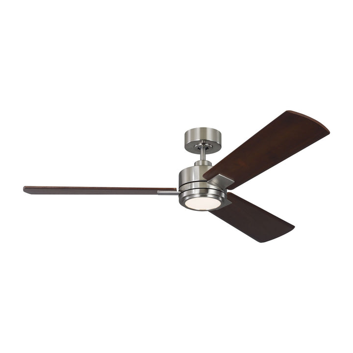 Harris 56"Ceiling Fan in Brushed Steel - available from The Lighting Shoppe, trusted by Canadian homeowners