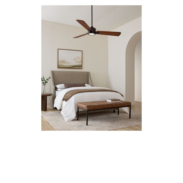 Visual Comfort Fan Canada - 3HASM56MBKD - 56" Ceiling Fan - Harris Smart 56 LED - Midnight Black