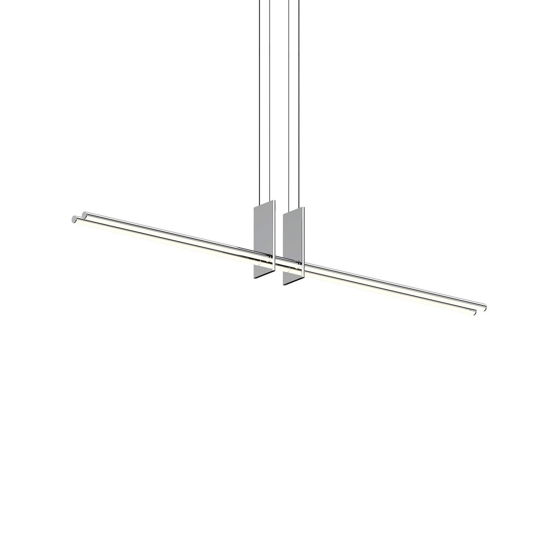 Fino Duo LED Pendant in Polished Chrome - available from The Lighting Shoppe, trusted by Canadian homeowners
