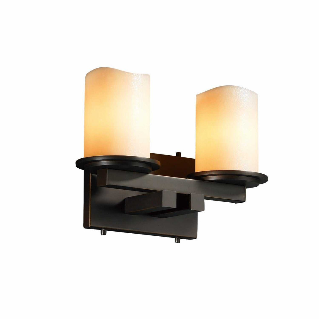 CandleAria LED Bath Bar in Dark Bronze Justice Designs