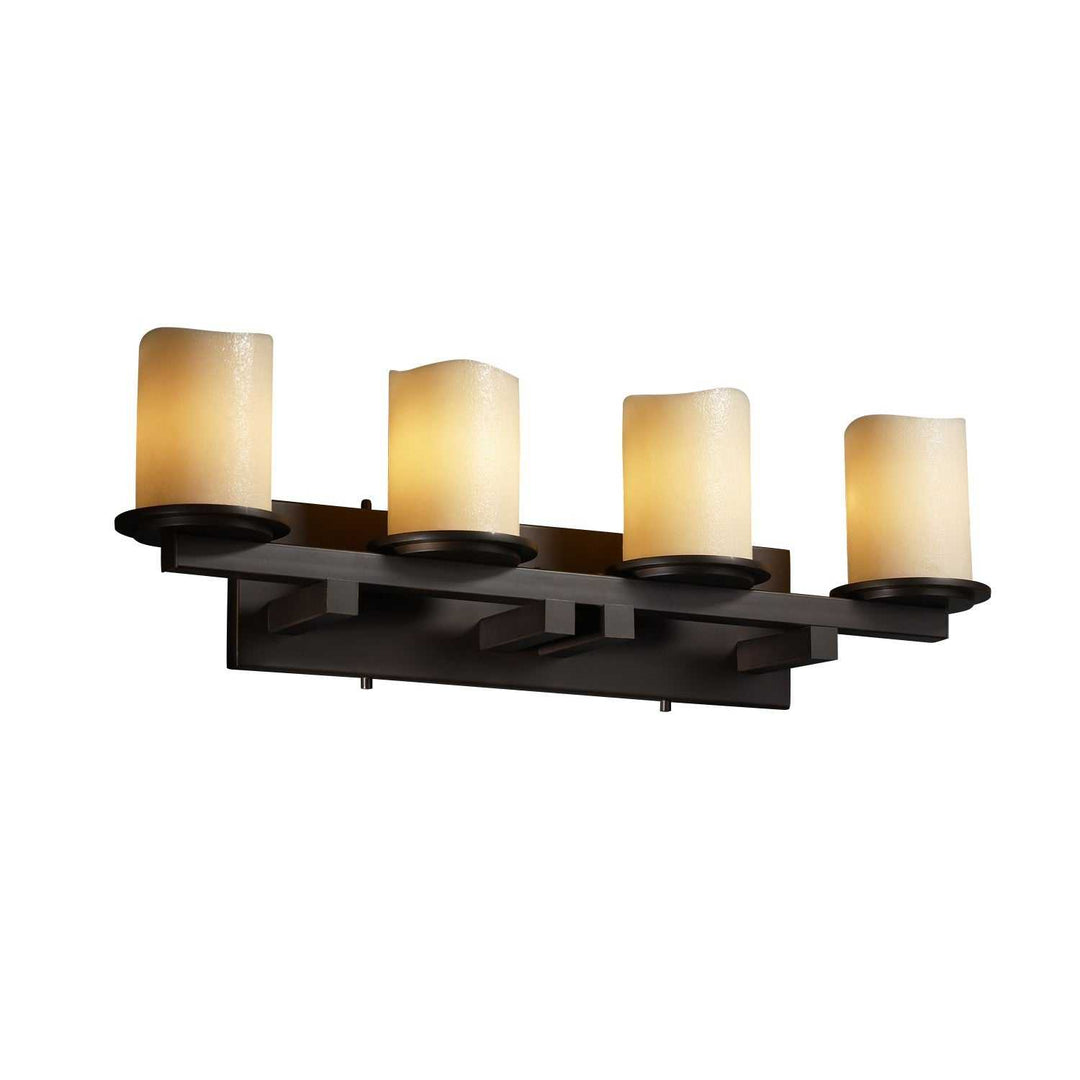 CandleAria LED Bath Bar in Dark Bronze Justice Designs