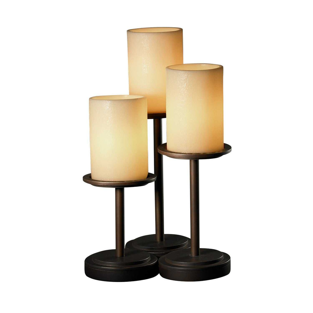 CandleAria LED Table Lamp in Dark Bronze Justice Designs