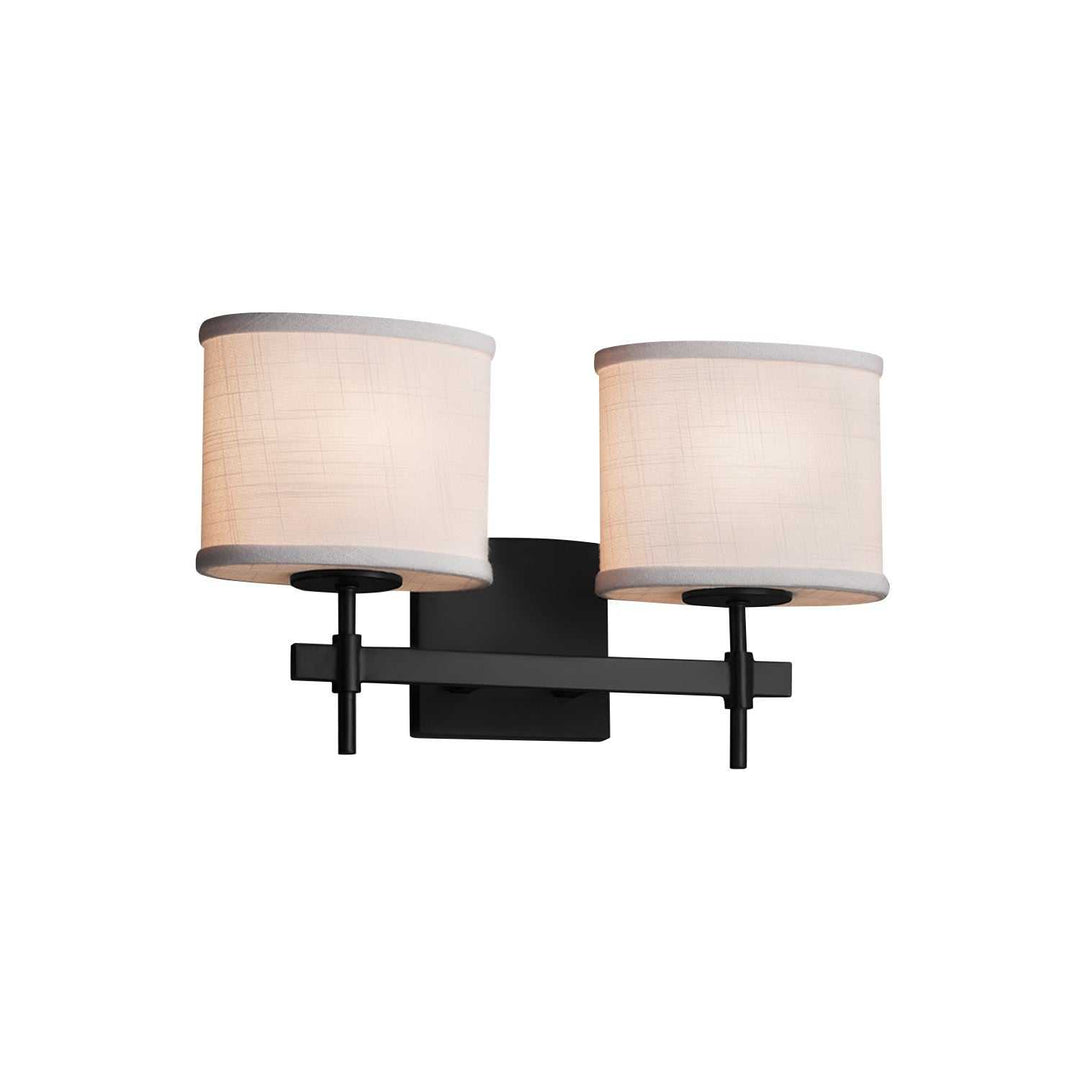 Textile LED Bath Bar in Matte Black Justice Designs
