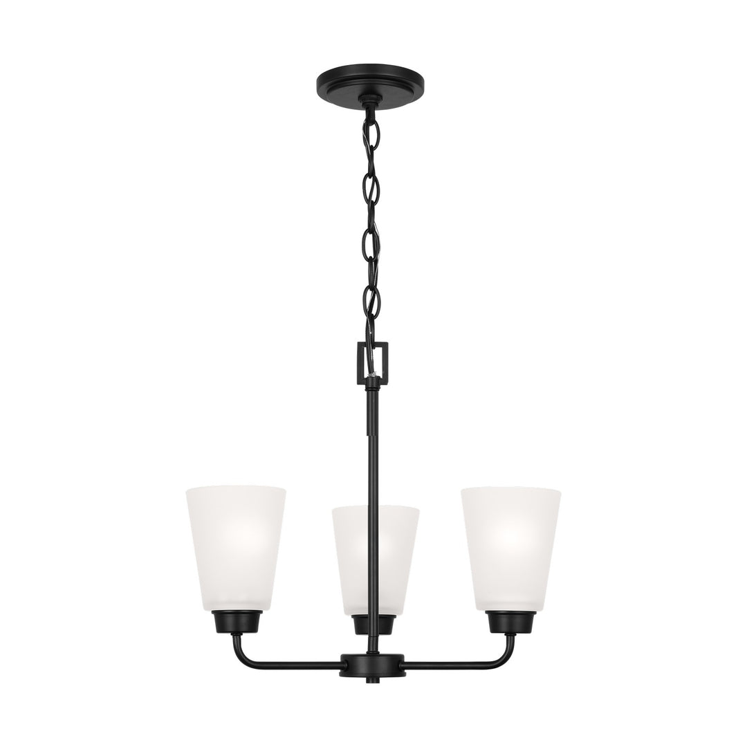 Generation Lighting Canada - 3115203-112 - Three Light Chandelier - Kerrville - Midnight Black