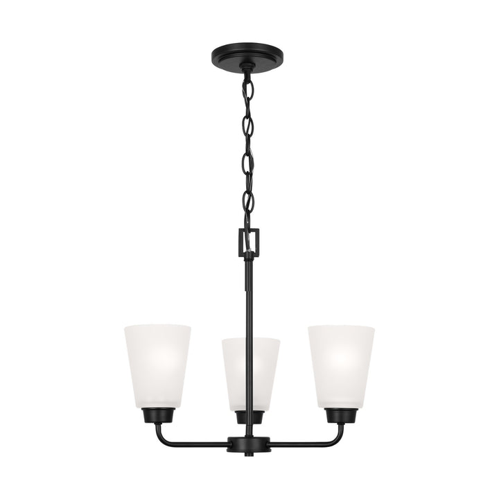 Generation Lighting Canada - 3115203-112 - Three Light Chandelier - Kerrville - Midnight Black