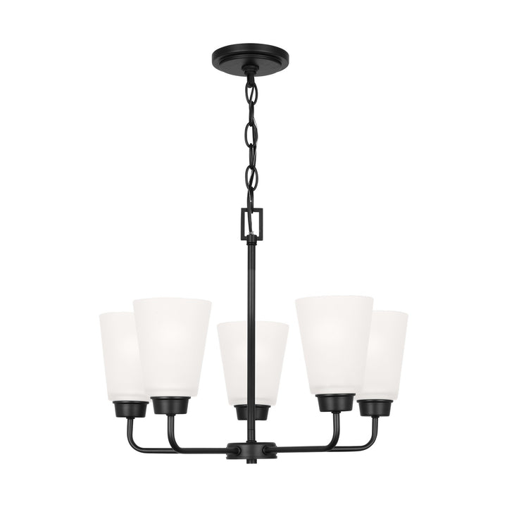 Generation Lighting Canada - 3115205-112 - Five Light Chandelier - Kerrville - Midnight Black
