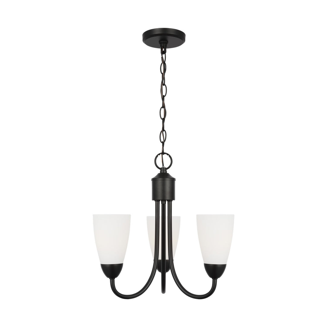 Generation Lighting Canada - 3120203-112 - Three Light Chandelier - Seville - Midnight Black