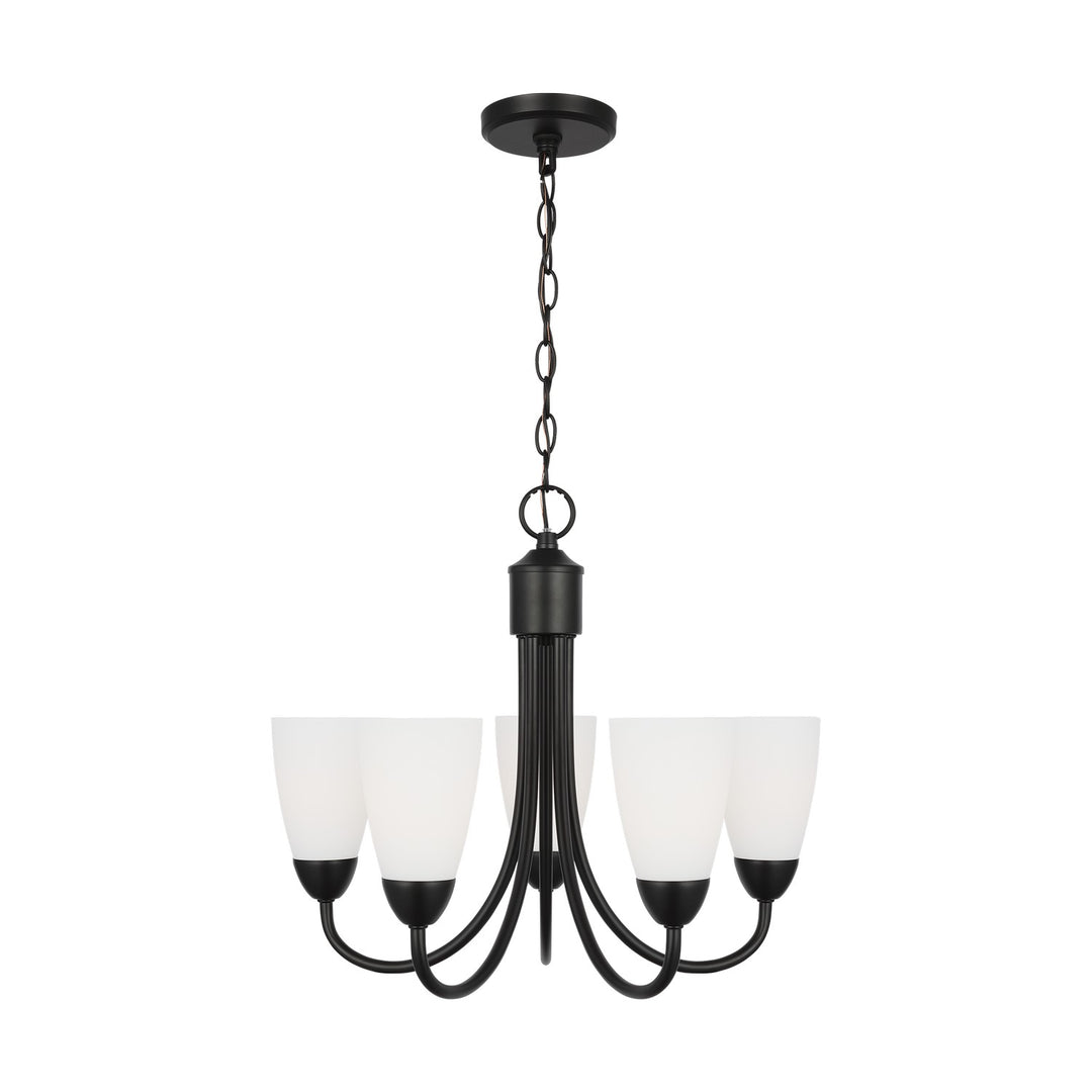 Generation Lighting Canada - 3120205-112 - Five Light Chandelier - Seville - Midnight Black
