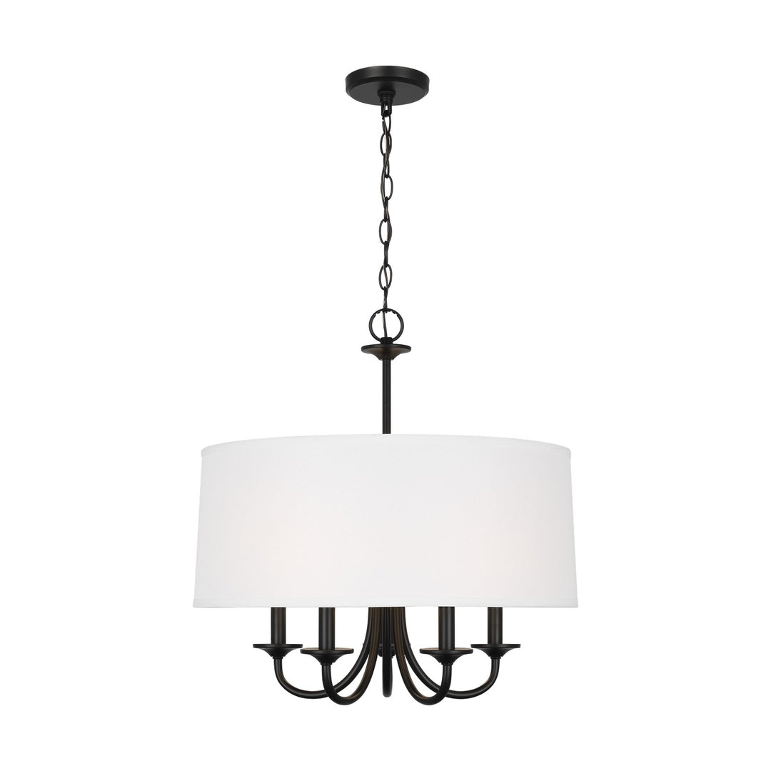 Generation Lighting Canada - 3320205-112 - Five Light Chandelier - Seville - Midnight Black