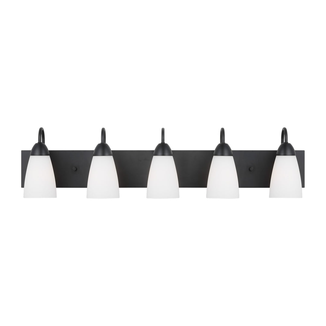 Generation Lighting Canada - 4420205-112 - Five Light Wall / Bath - Seville - Midnight Black