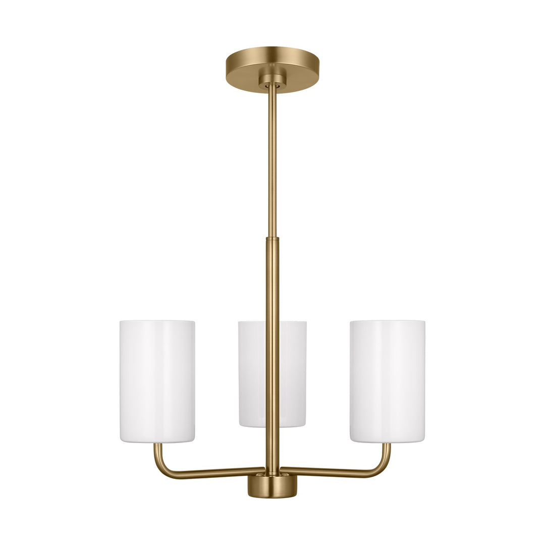 Generation Lighting Canada - GLC1003SB - Three Light Chandelier - Rhett - Satin Bronze