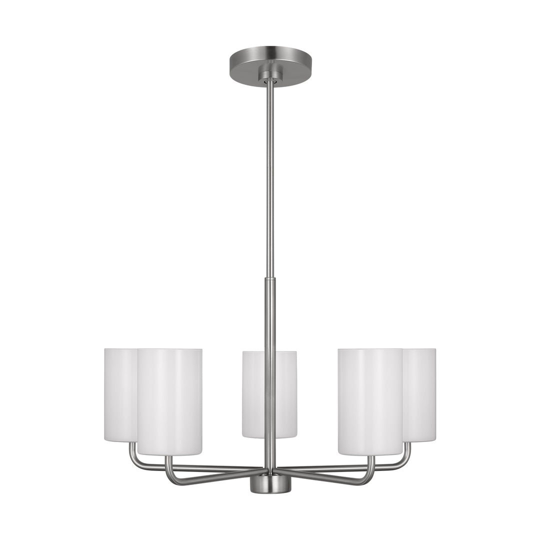 Generation Lighting Canada - GLC1015BS - Five Light Chandelier - Rhett - Brushed Steel