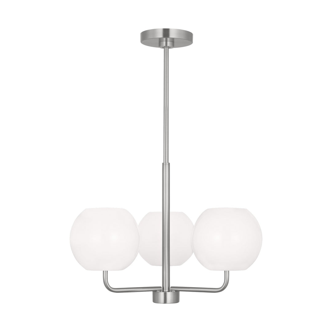 Generation Lighting Canada - GLC1043BS - Three Light Chandelier - Rory - Brushed Steel