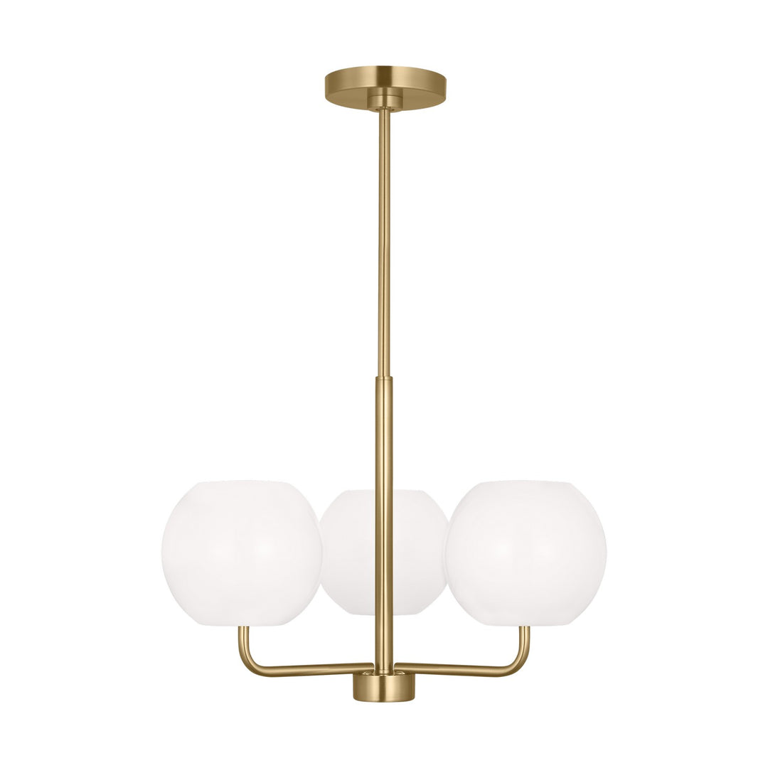 Generation Lighting Canada - GLC1043SB - Three Light Chandelier - Rory - Satin Brass