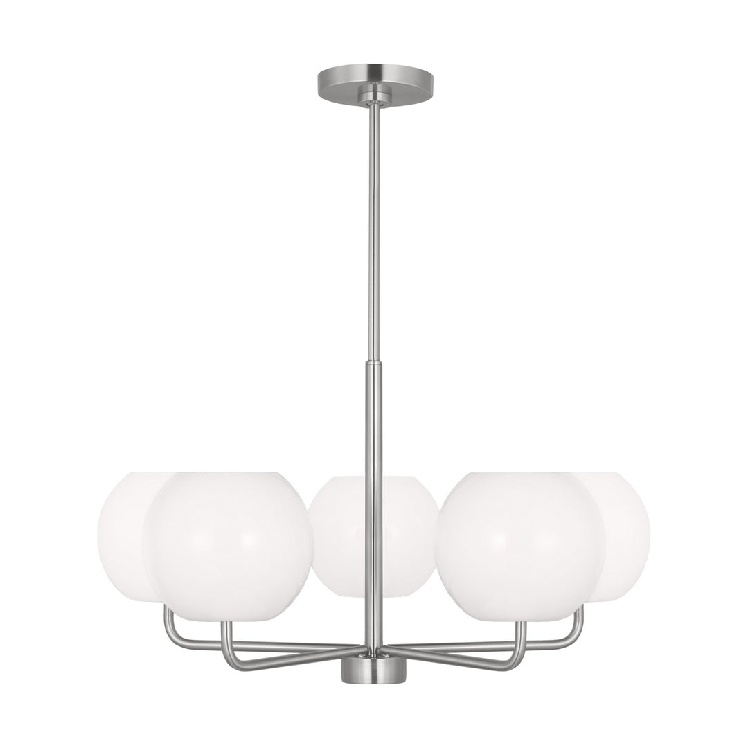 Generation Lighting Canada - GLC1055BS - Five Light Chandelier - Rory - Brushed Steel
