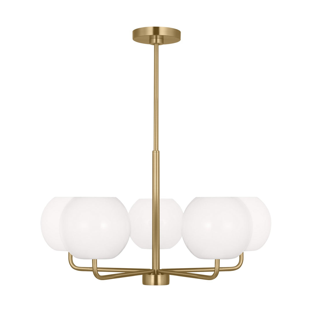 Generation Lighting Canada - GLC1055SB - Five Light Chandelier - Rory - Satin Brass