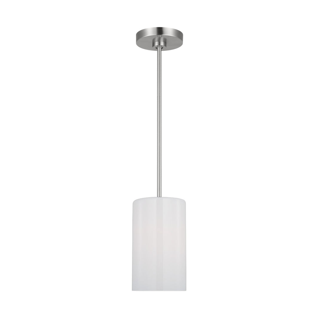 Generation Lighting Canada - GLP1001BS - One Light Mini Pendant - Rhett - Brushed Steel