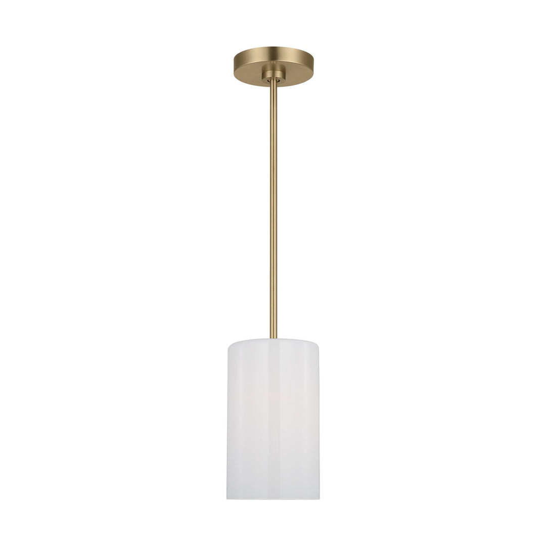Generation Lighting Canada - GLP1001SB - One Light Mini Pendant - Rhett - Satin Brass