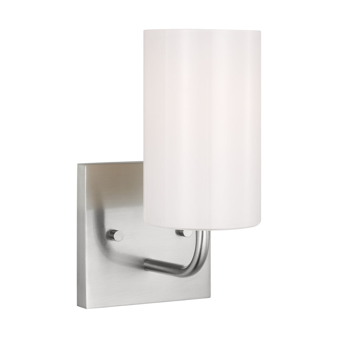 Generation Lighting Canada - GLV1001BS - One Light Vanity - Rhett - Brushed Steel