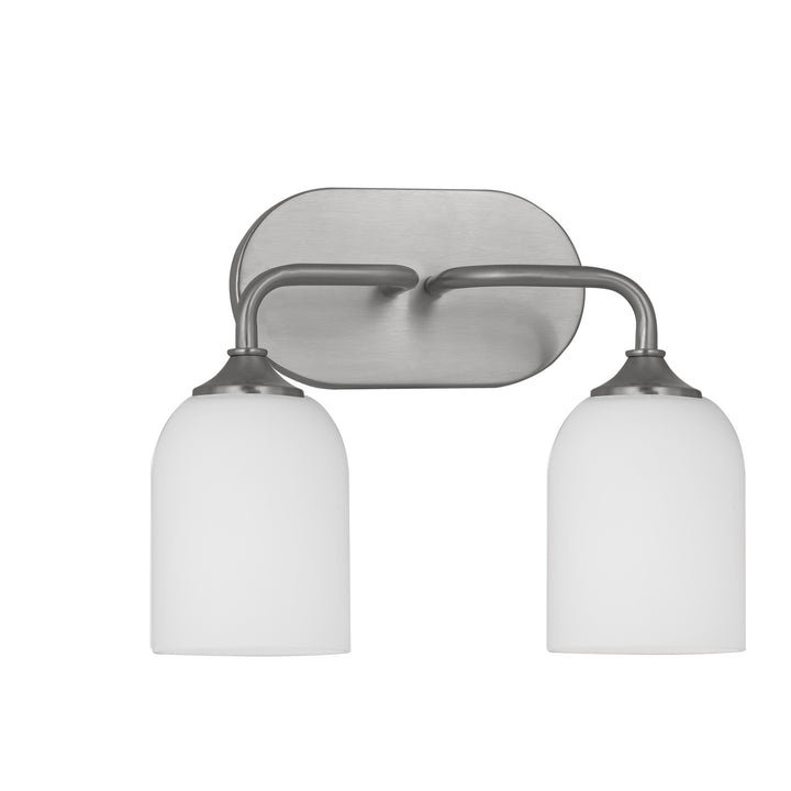 Generation Lighting Canada - GLV1022BS - Two Light Vanity - Emile - Brushed Steel