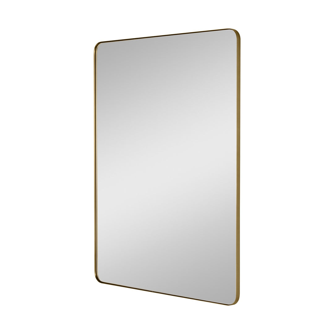 Planer Mirror in Burnished Brass - available from The Lighting Shoppe, trusted by Canadian homeowners