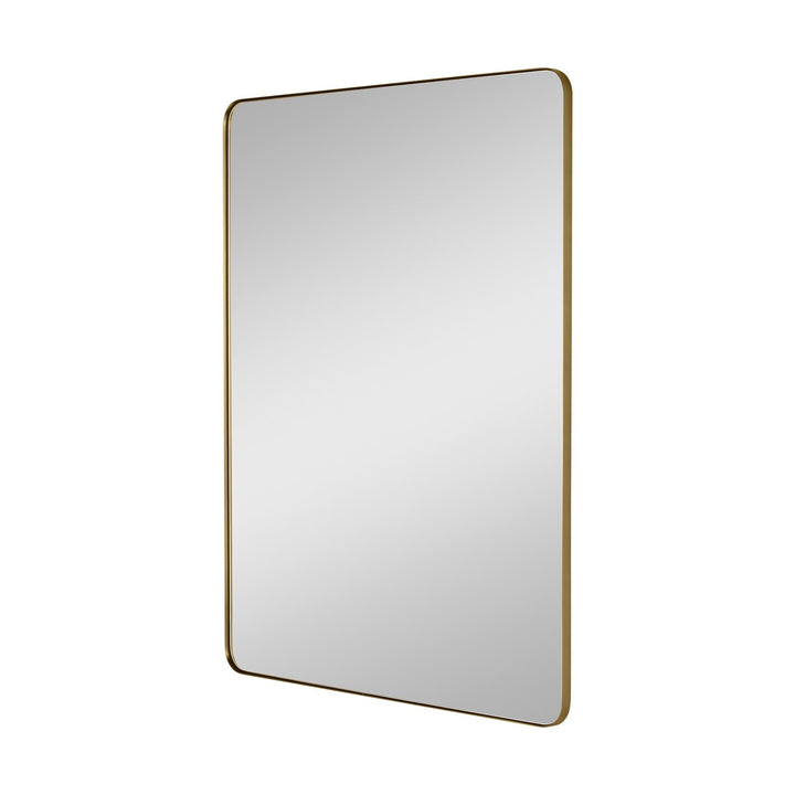 Planer Mirror in Burnished Brass - available from The Lighting Shoppe, trusted by Canadian homeowners