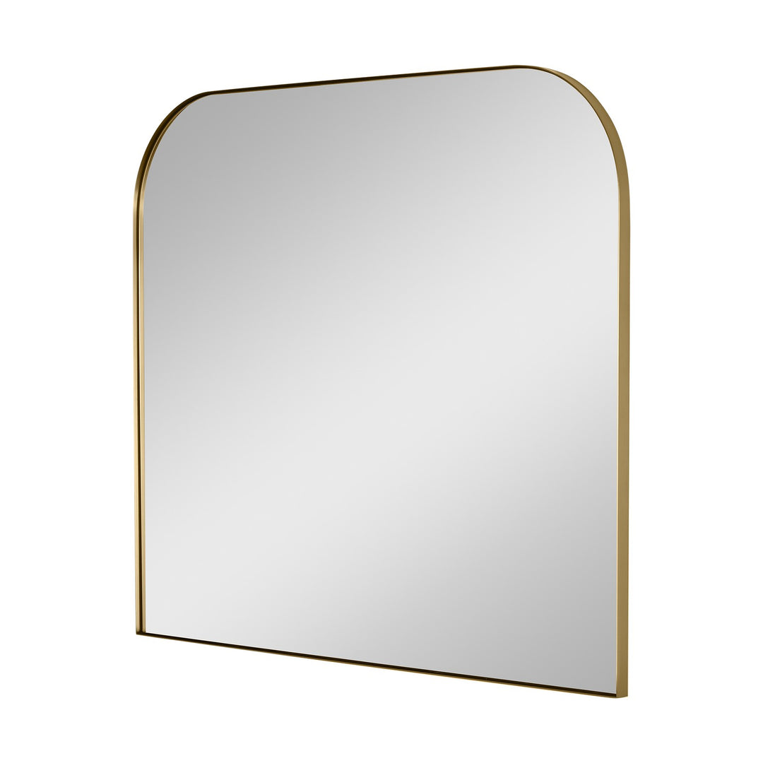 Planer Mirror in Burnished Brass - available from The Lighting Shoppe, trusted by Canadian homeowners