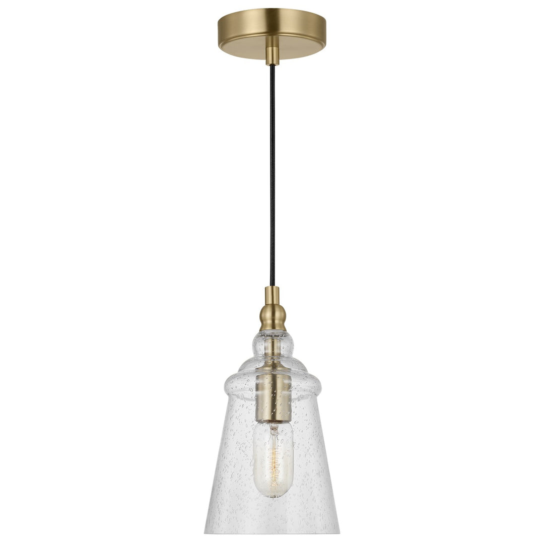 Generation Lighting Canada - P1449SB - One Light Mini Pendant - Loras - Satin Brass