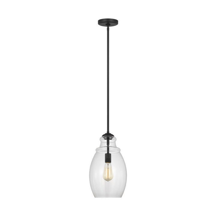 Generation Lighting Canada - P1484MBK - One Light Pendant - Marino - Midnight Black