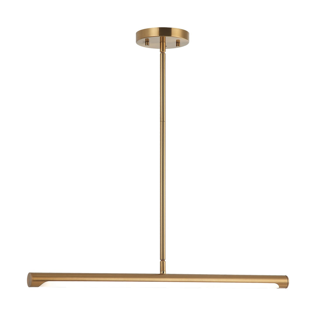 Novelle LED Pendant in Aged Gold Brass - available from The Lighting Shoppe, trusted by Canadian homeowners