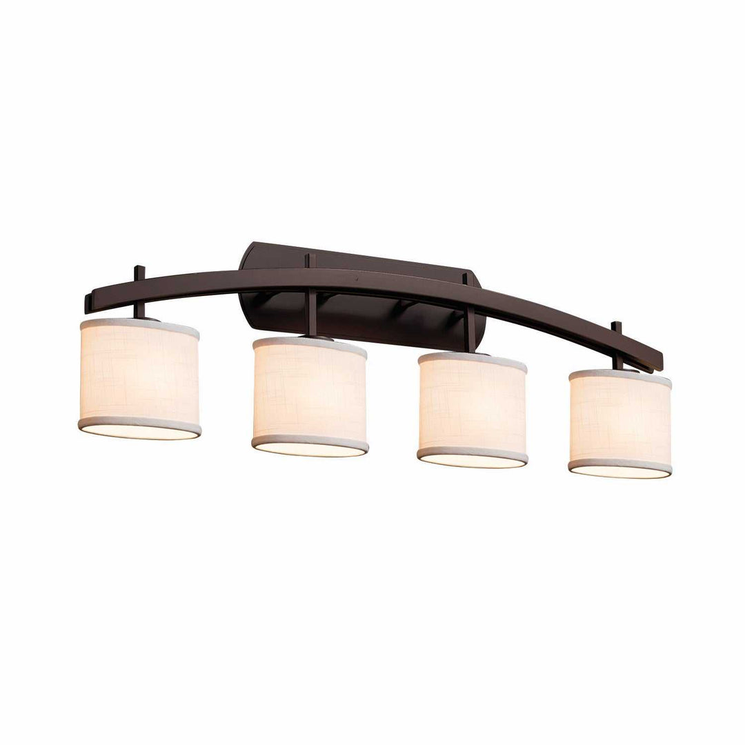 Textile LED Bath Bar in Dark Bronze Justice Designs