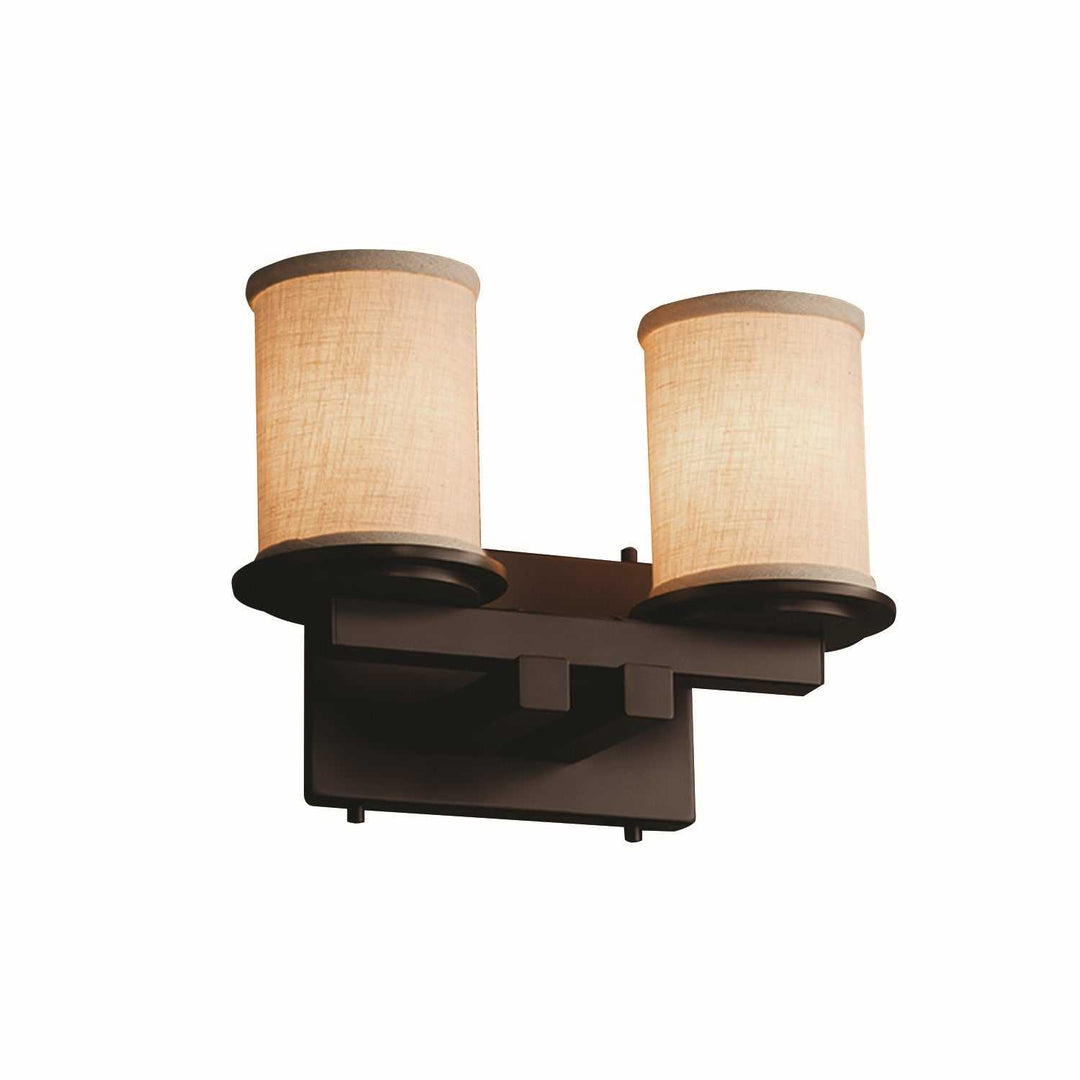 Textile LED Bath Bar in Dark Bronze Justice Designs