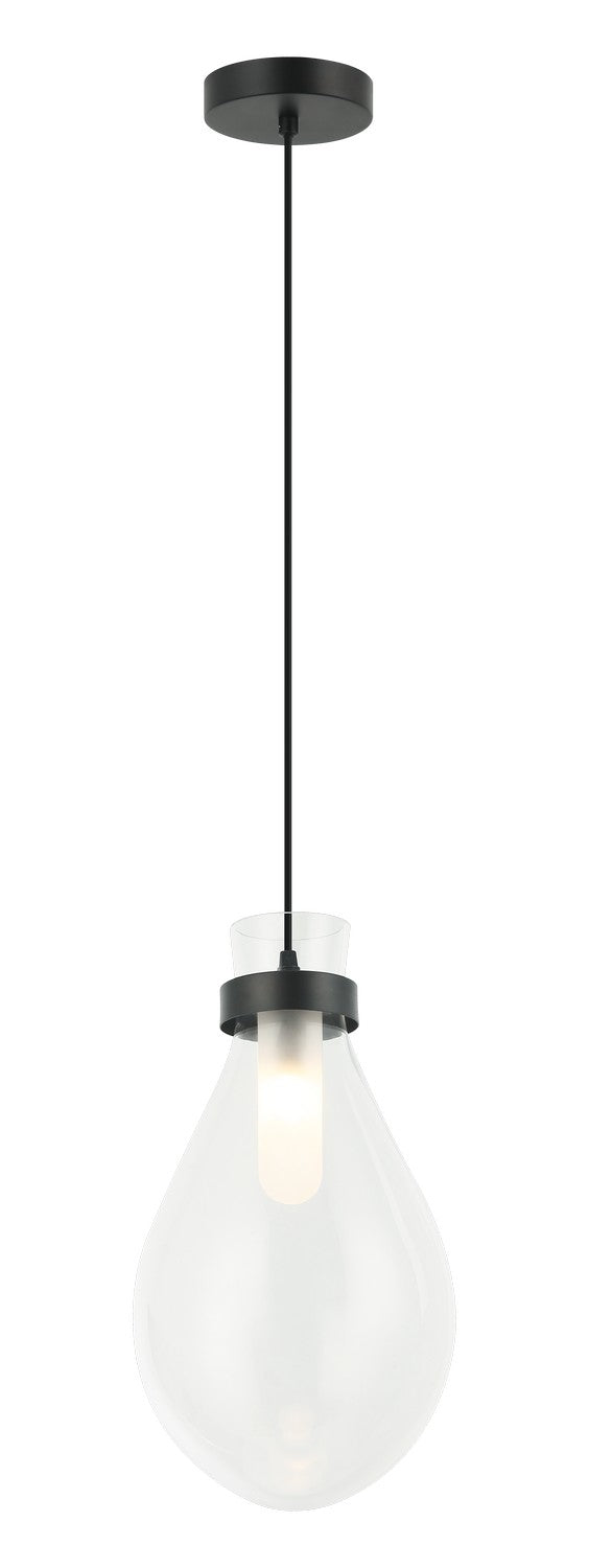 Seranna One Light Pendant in Matte Black - available from The Lighting Shoppe, trusted by Canadian homeowners