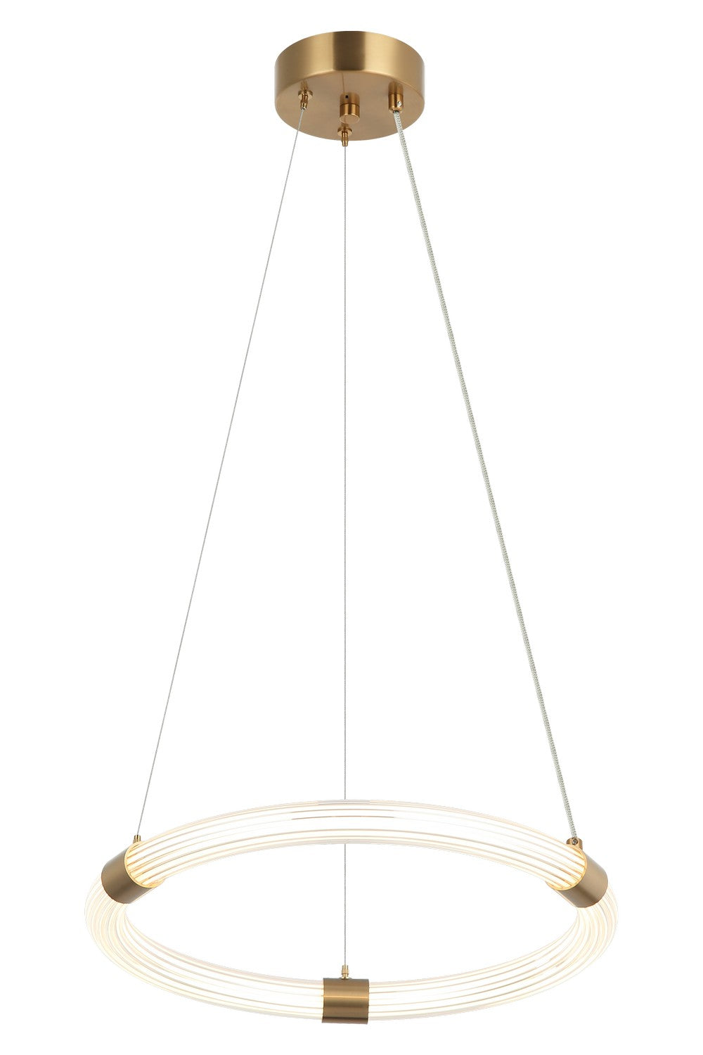 Inkara LED Pendant in Aged Gold Brass - available from The Lighting Shoppe, trusted by Canadian homeowners