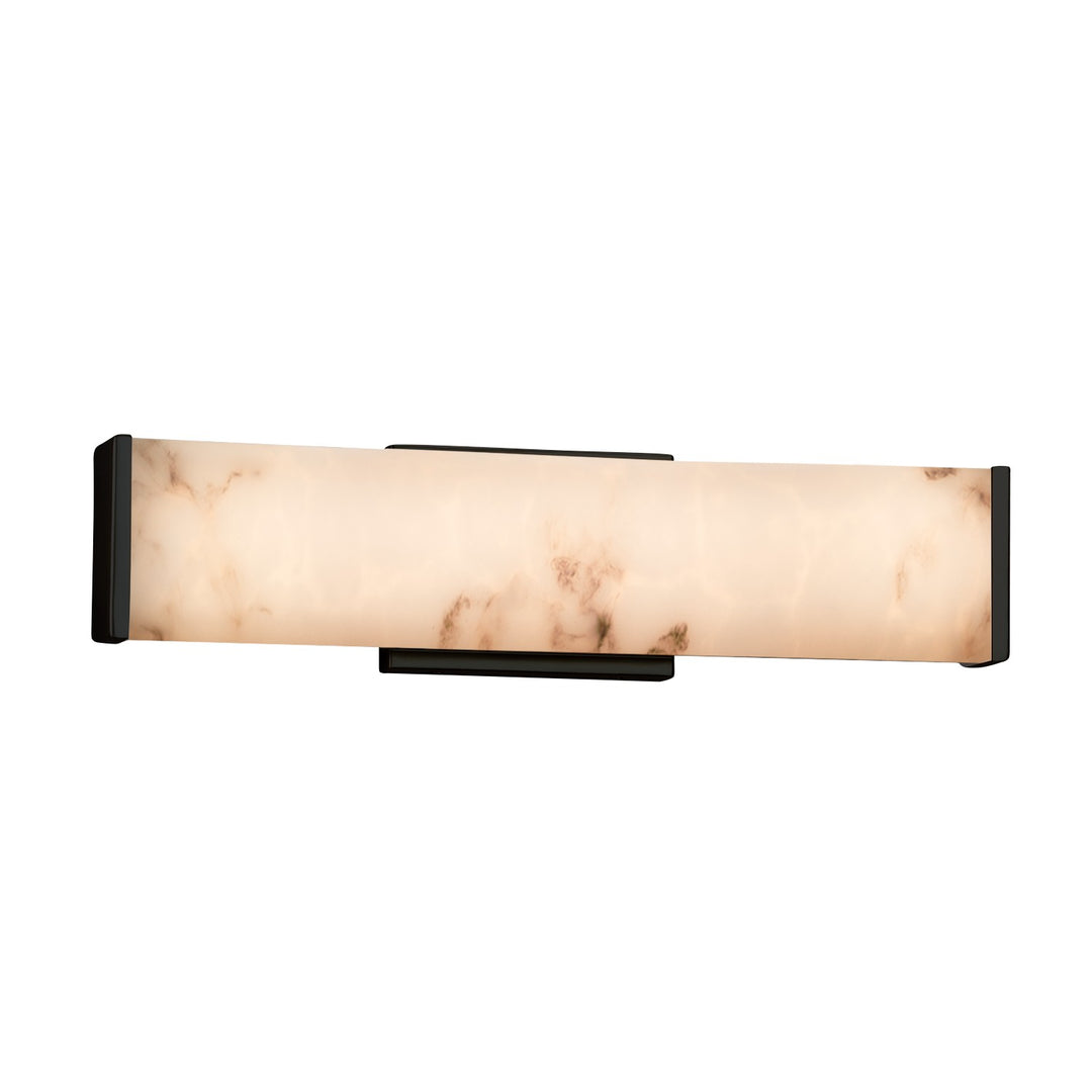 Justice Designs - FAL-8601-MBLK - LED Linear Bath Bar - LumenAria - Matte Black