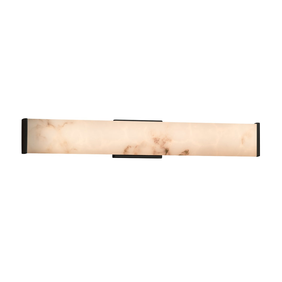 Justice Designs - FAL-8605-MBLK - LED Linear Bath Bar - LumenAria - Matte Black