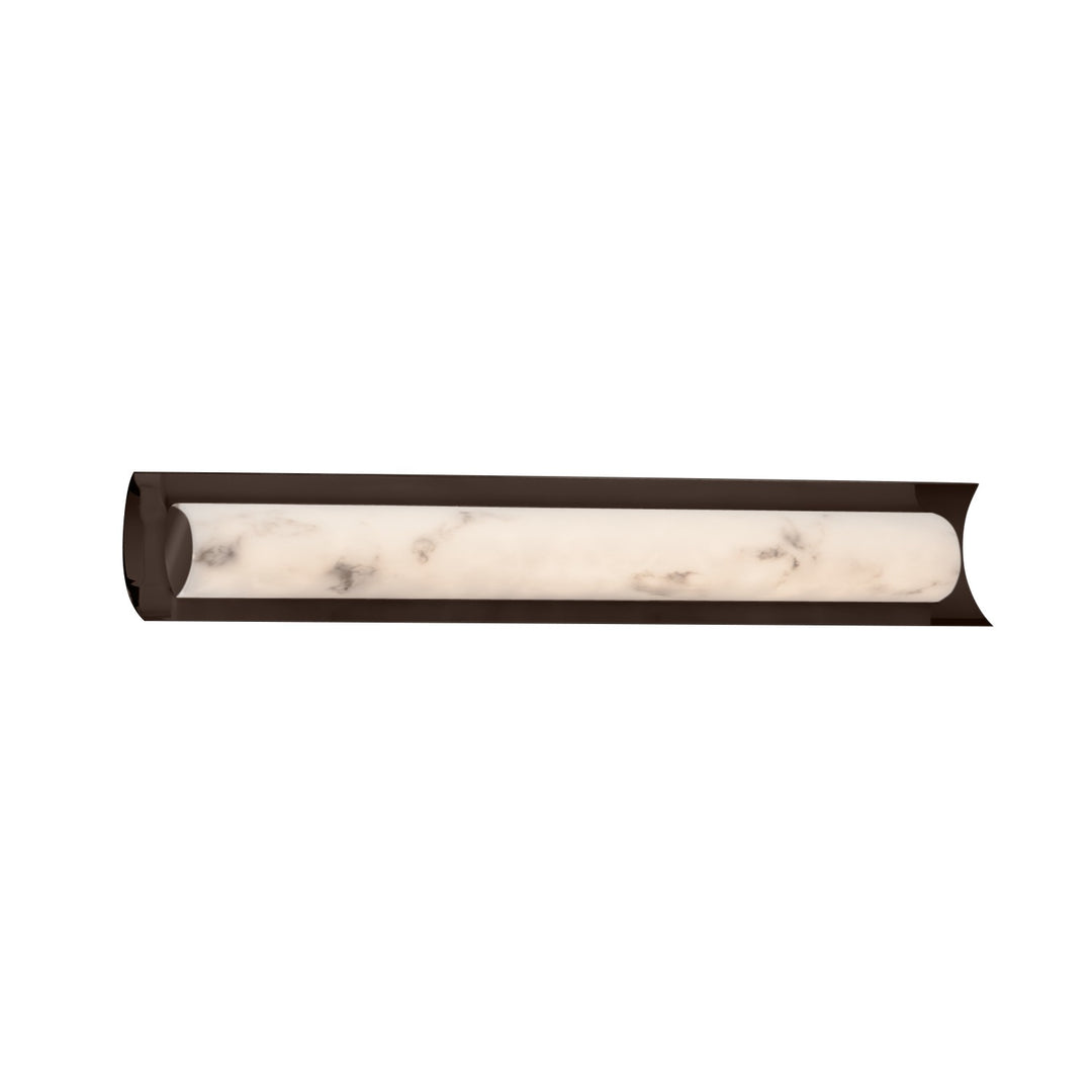 Justice Designs - FAL-8635-DBRZ - LED Linear Bath Bar - LumenAria - Dark Bronze