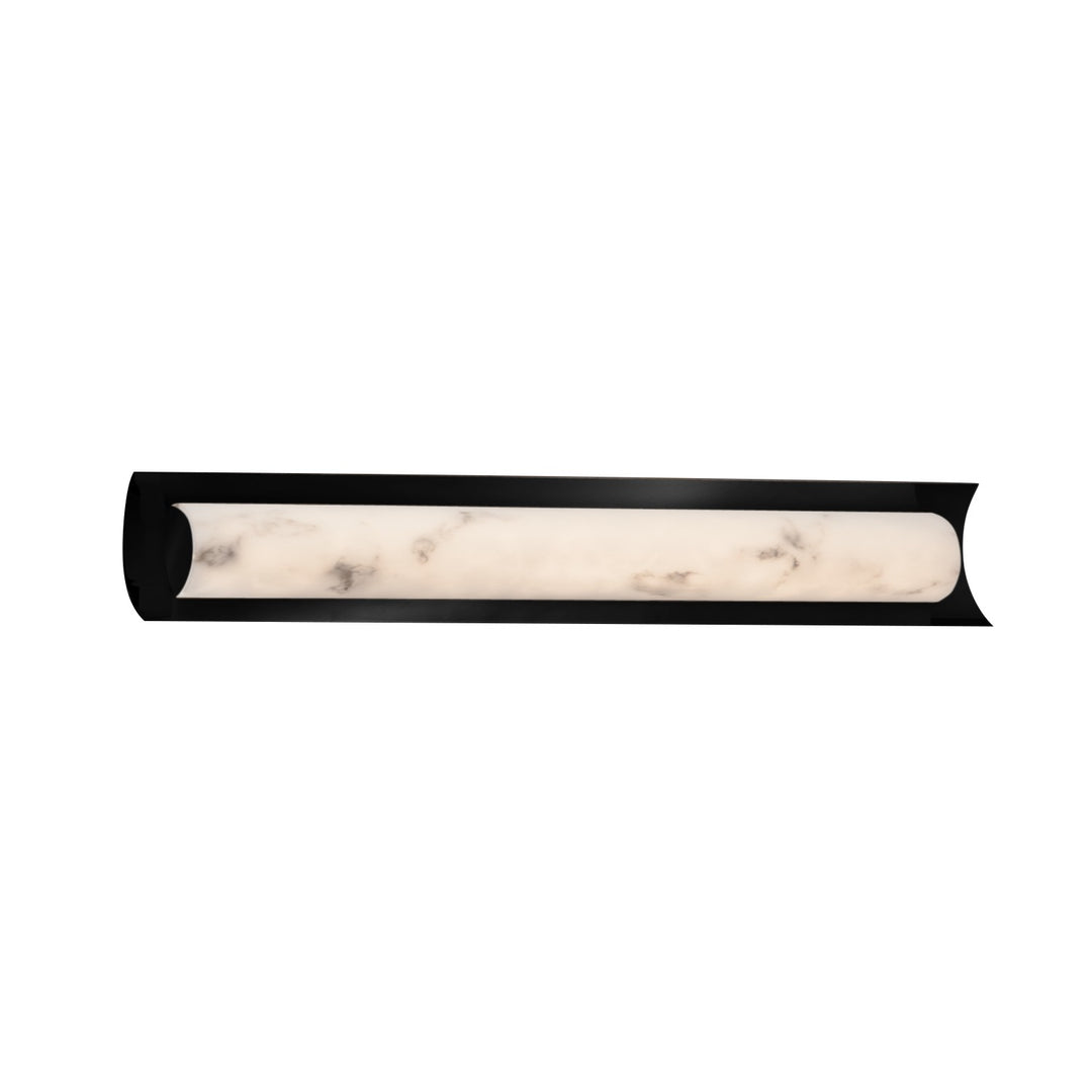 Justice Designs - FAL-8635-MBLK - LED Linear Bath Bar - LumenAria - Matte Black
