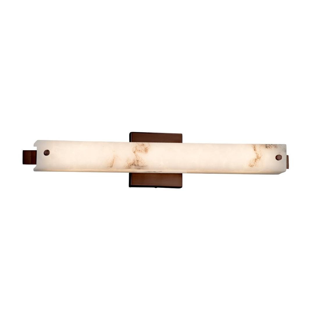 Justice Designs - FAL-8681-DBRZ - LED Linear Bath Bar - LumenAria - Dark Bronze