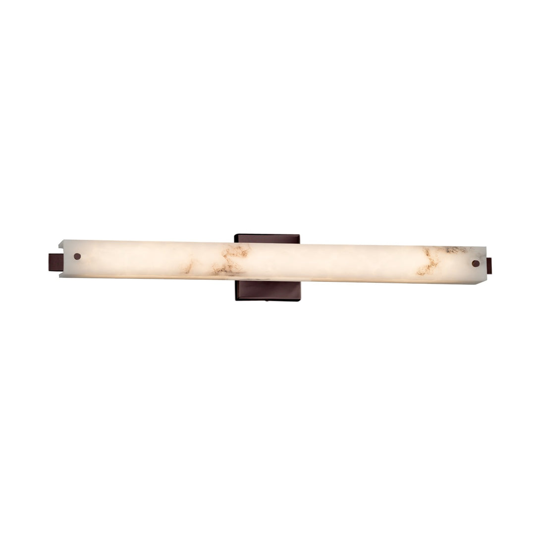 Justice Designs - FAL-8685-DBRZ - LED Linear Bath Bar - LumenAria - Dark Bronze