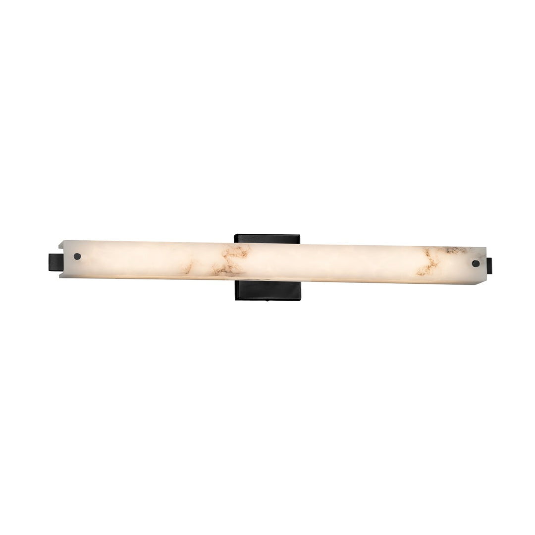 Justice Designs - FAL-8685-MBLK - LED Linear Bath Bar - LumenAria - Matte Black