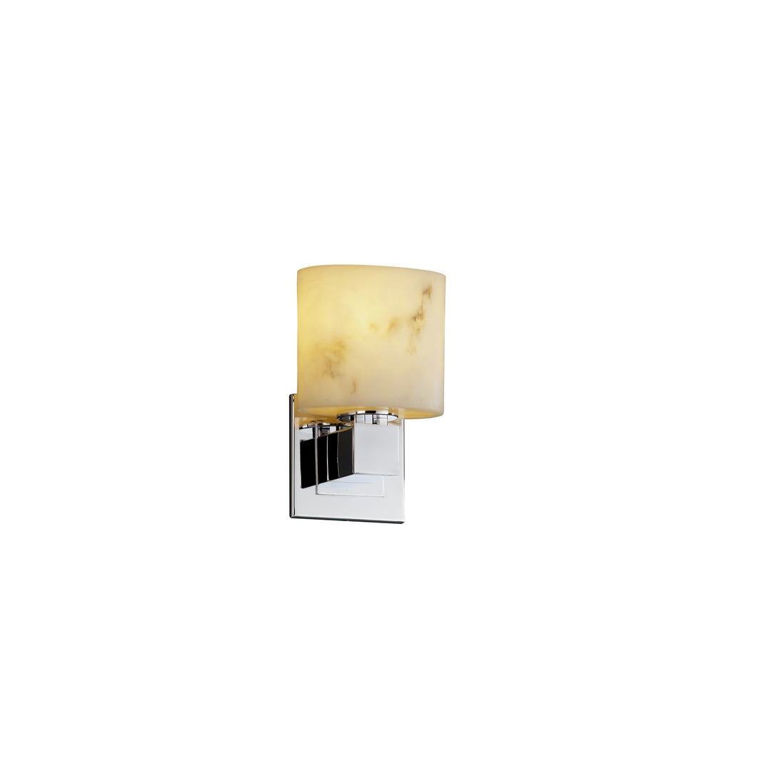 Justice Designs - FAL-8707-30-CROM-LED1-700 - LED Wall Sconce - LumenAria - Polished Chrome