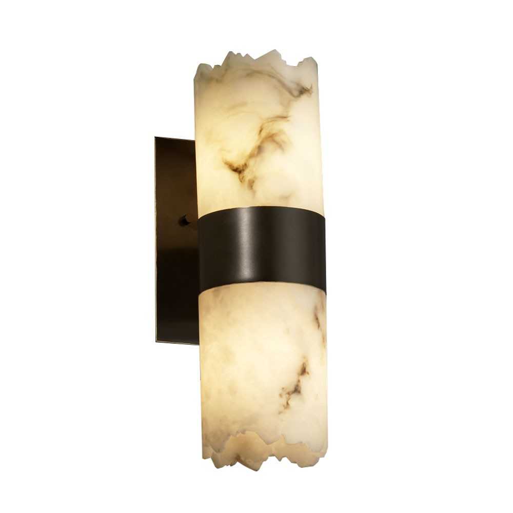 LumenAria LED Wall Sconce in Dark Bronze Justice Designs