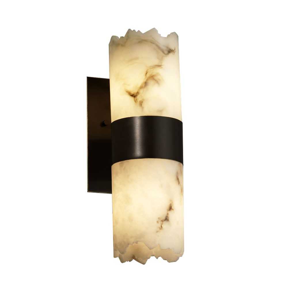 LumenAria LED Wall Sconce in Matte Black Justice Designs